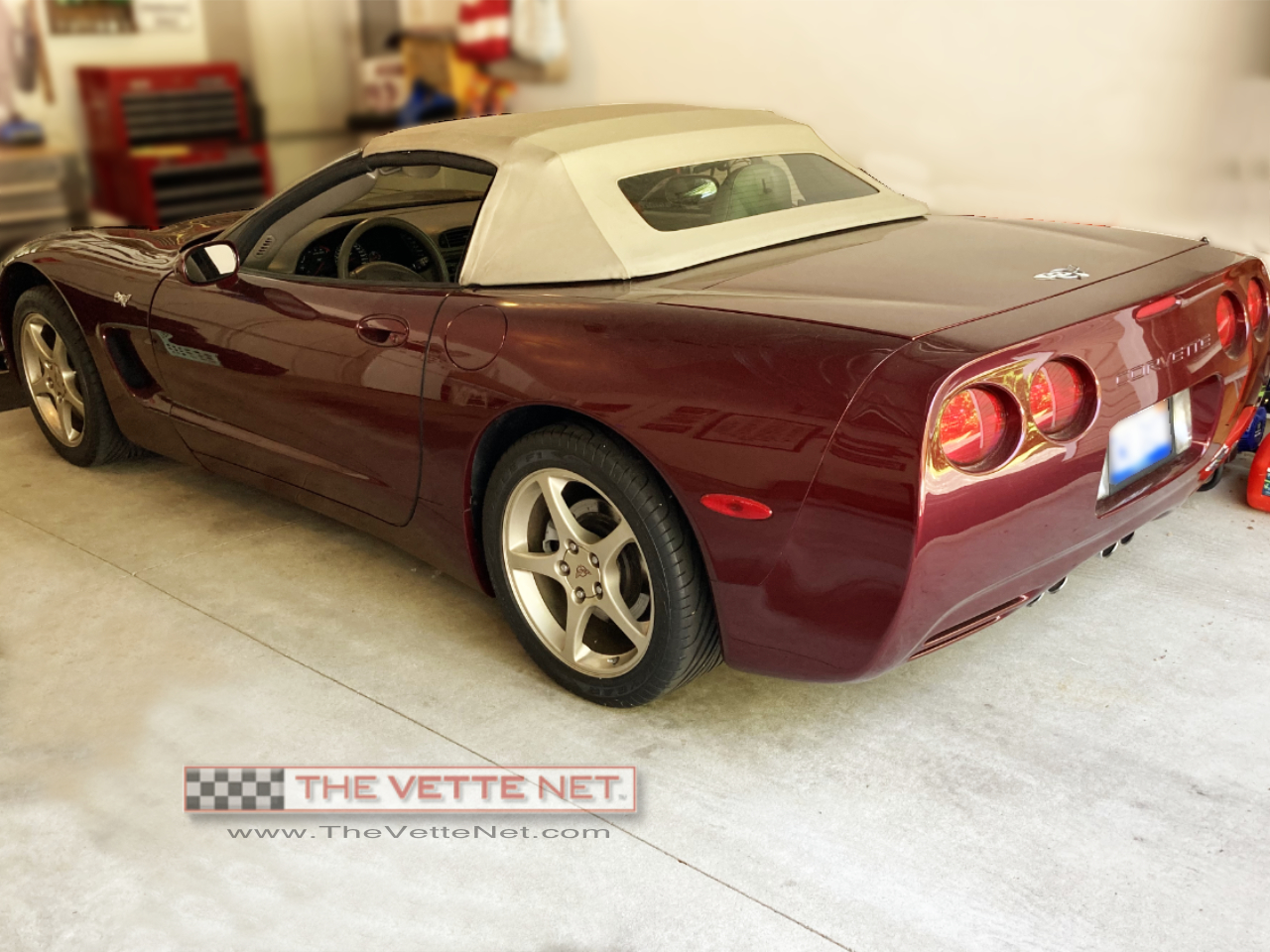 2003 Corvette Convertible Anniversary Red