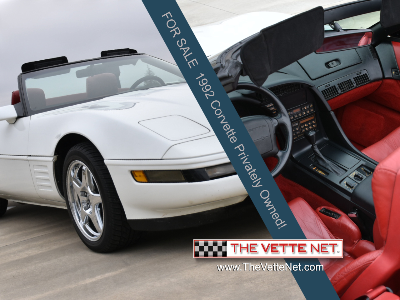 1992 Corvette Convertible White