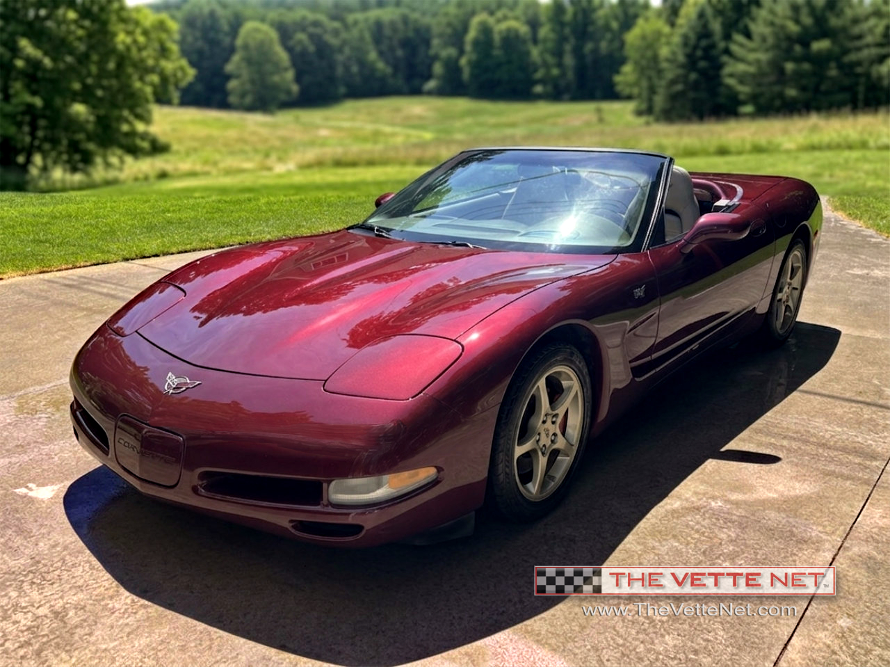 2003 Corvette Convertible Anniversary Red
