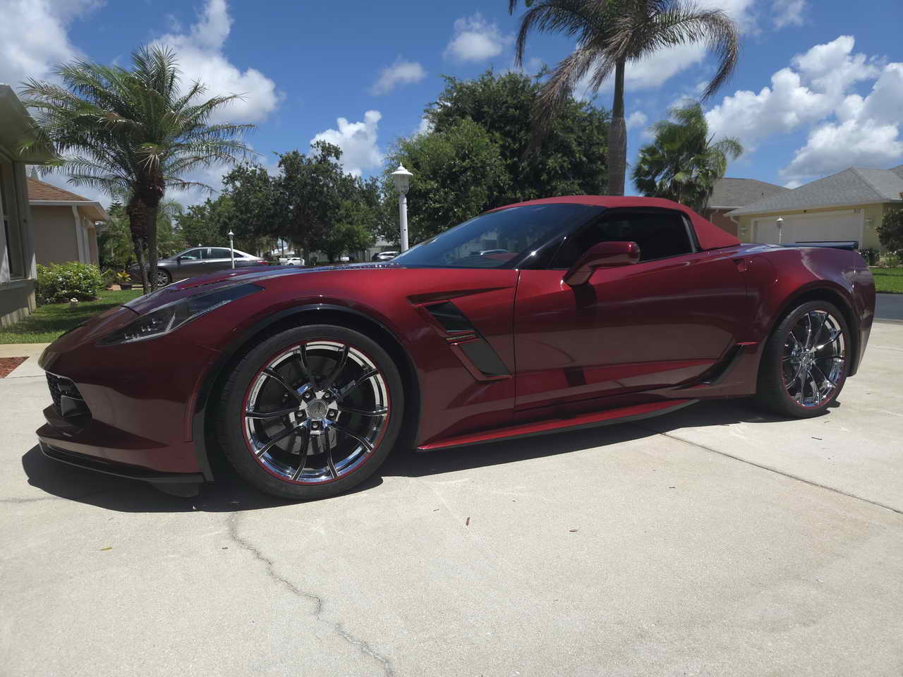 2017 Corvette Convertible Long Beach Red