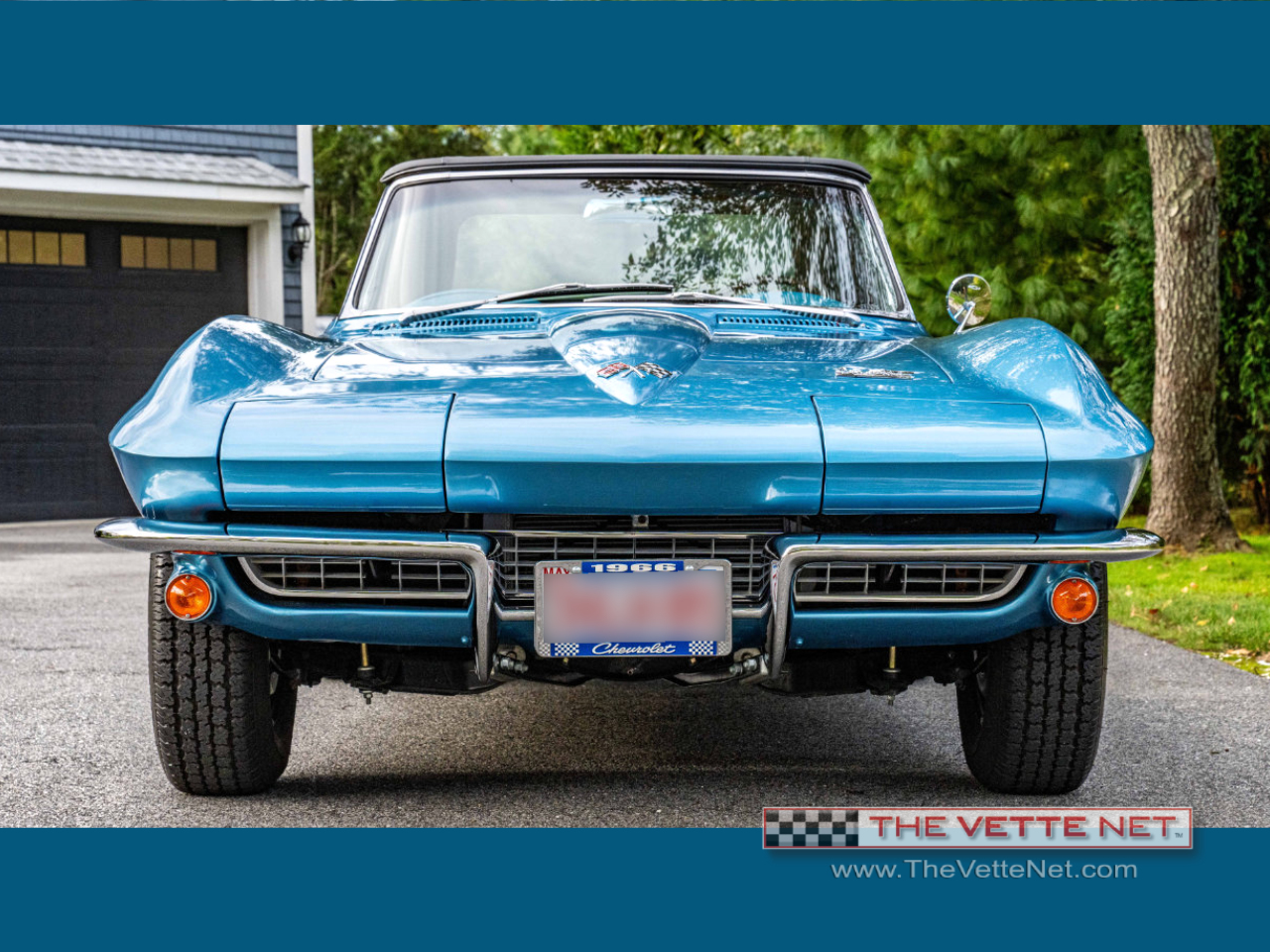 1966 Corvette Convertible Nassau Blue