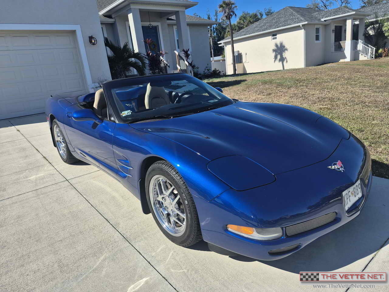 2002 Corvette Convertible Electron Blue