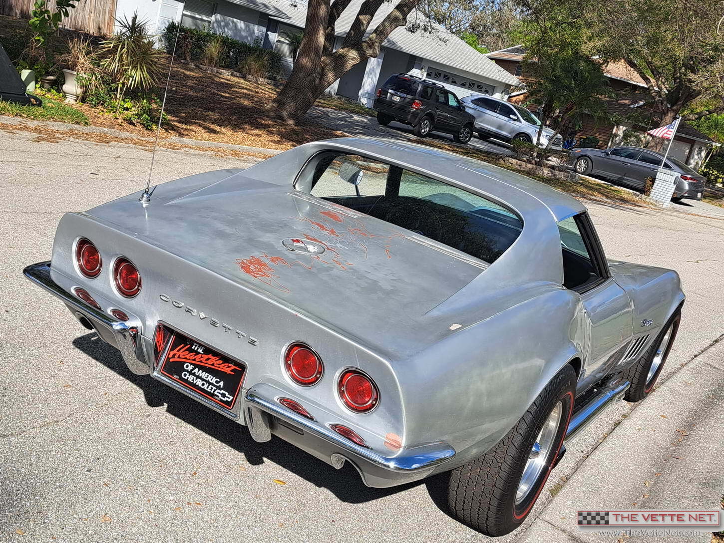 1968 Corvette T-Top Silverstone Silver