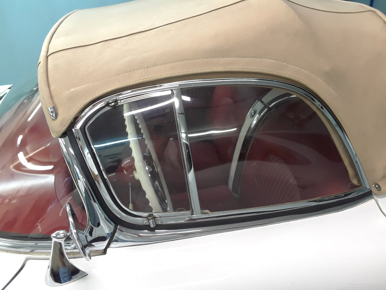 1954 Corvette  Polo White