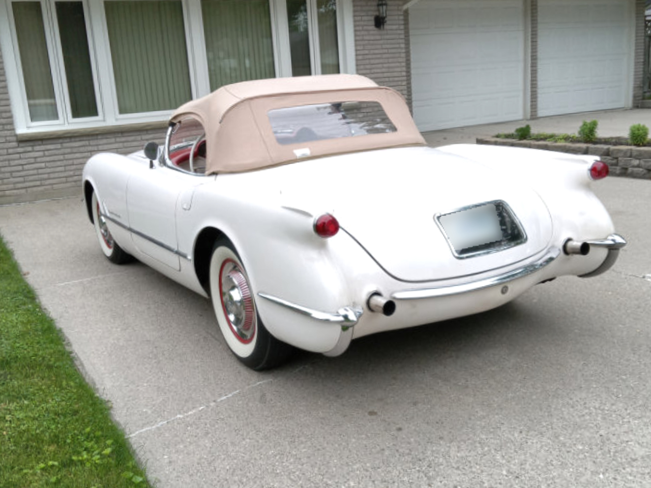 1954 Corvette  Polo White
