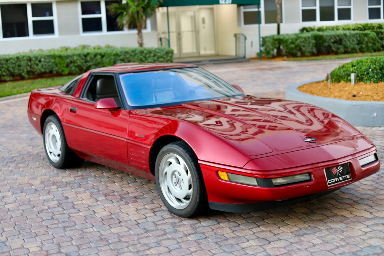 1992 Corvette Coupe Dark Red Metallic