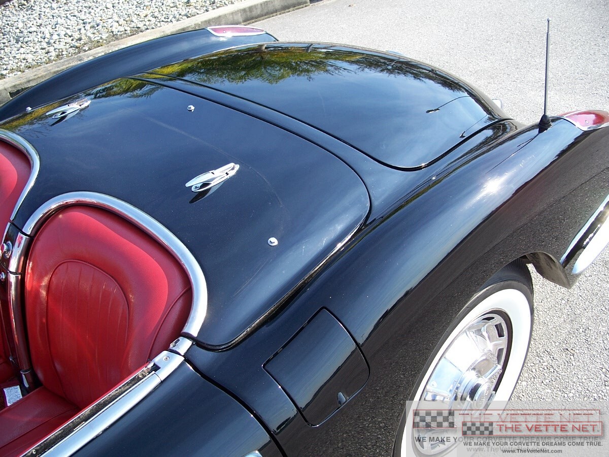1960 Corvette Convertible Black with Silver Coves