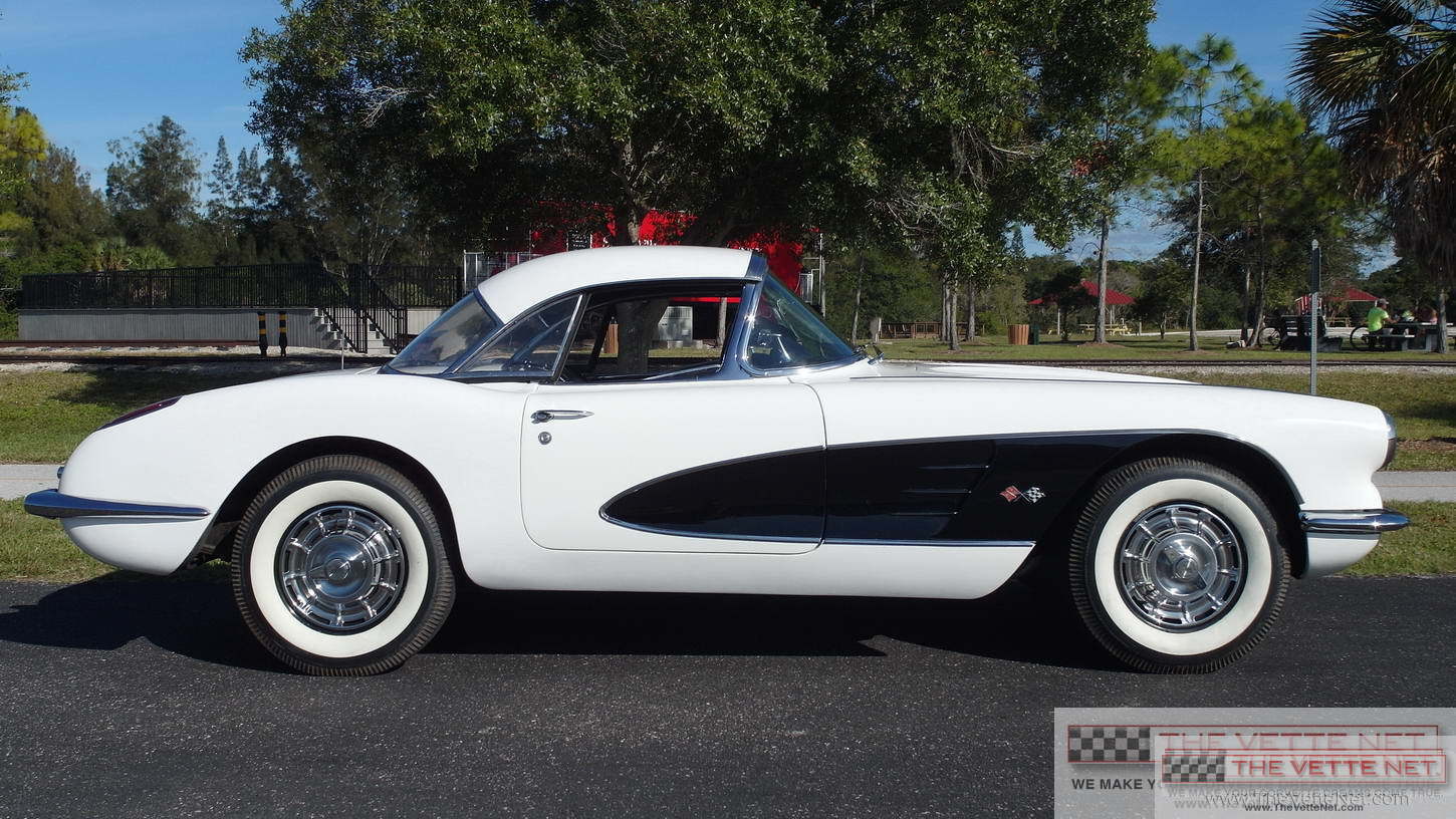 1959 Corvette Convertible White