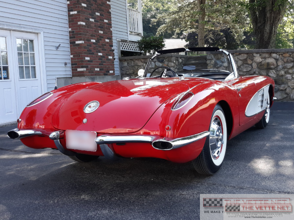 1960 Corvette Convertible Roman Red