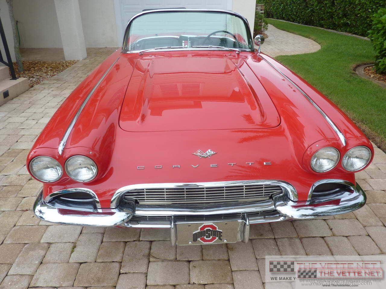 1961 Corvette Convertible Roman Red