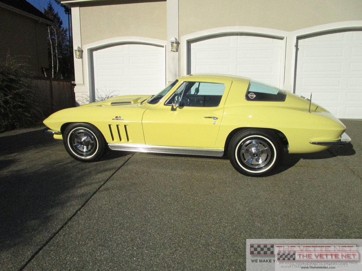 1966 Corvette Coupe Sunfire Yellow