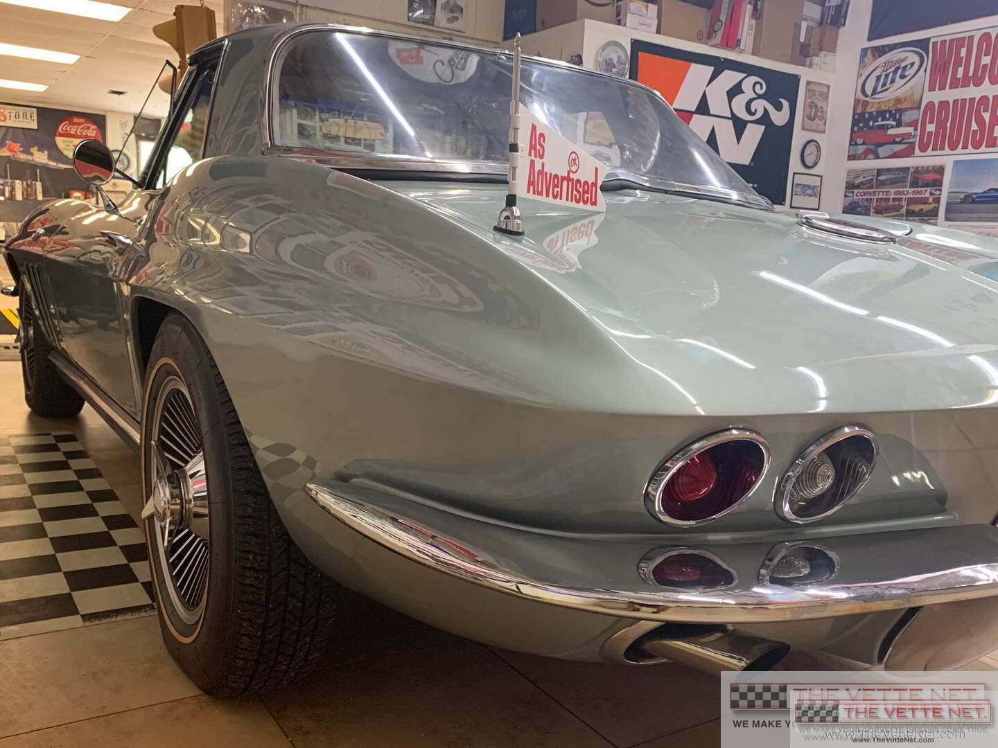 1966 Corvette Convertible Mosport Green