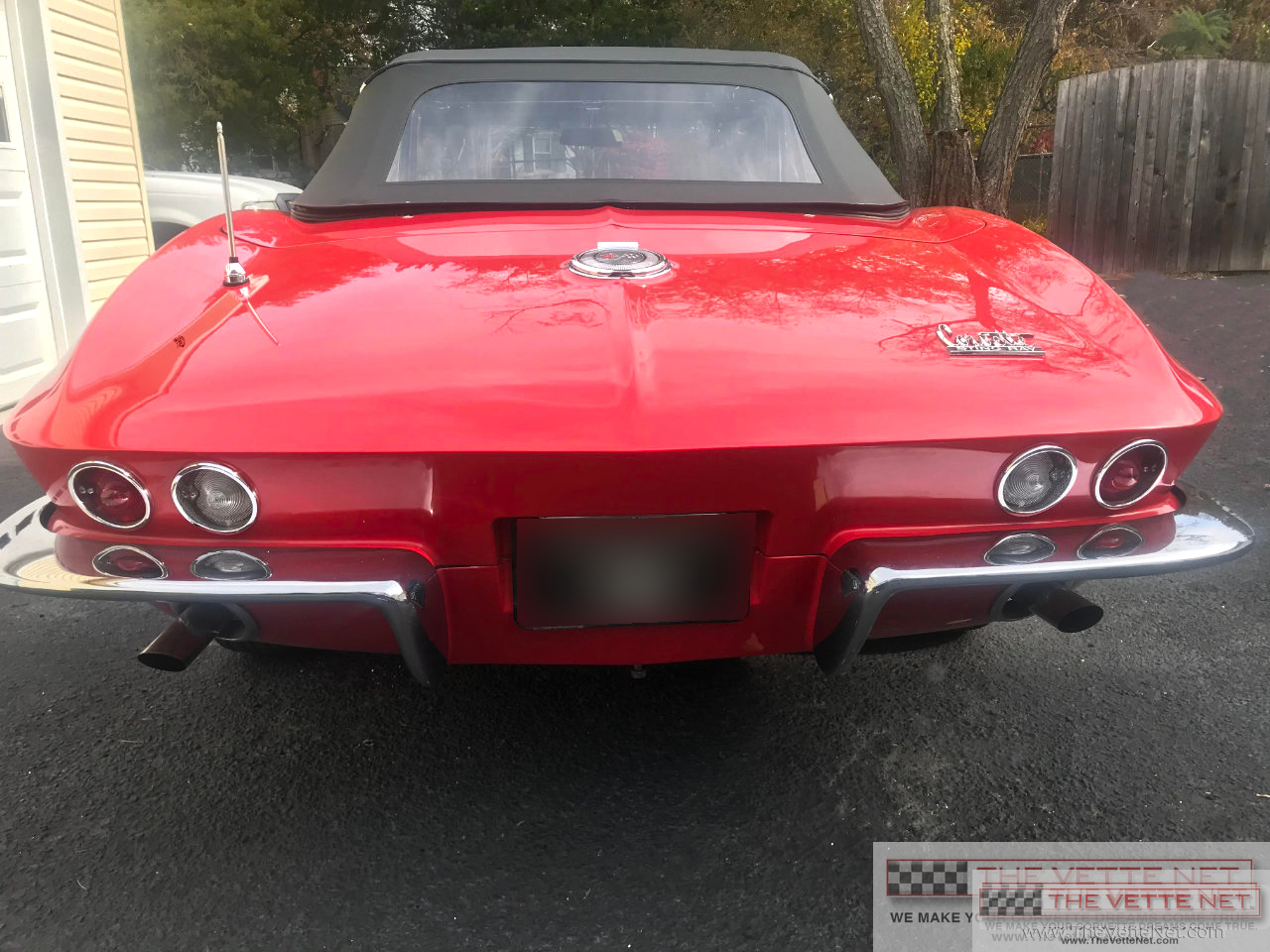 1966 Corvette Convertible Red