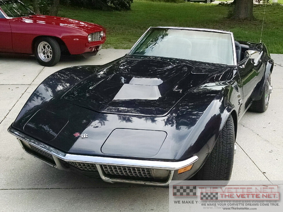 1971 Corvette Convertible Dark Blue Metallic