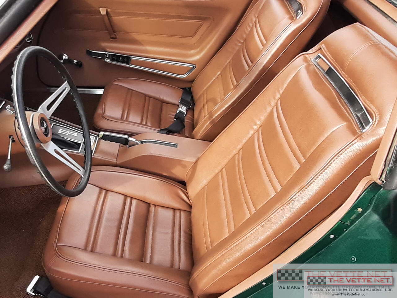 1973 Corvette T-Top Blue-Green Metallic