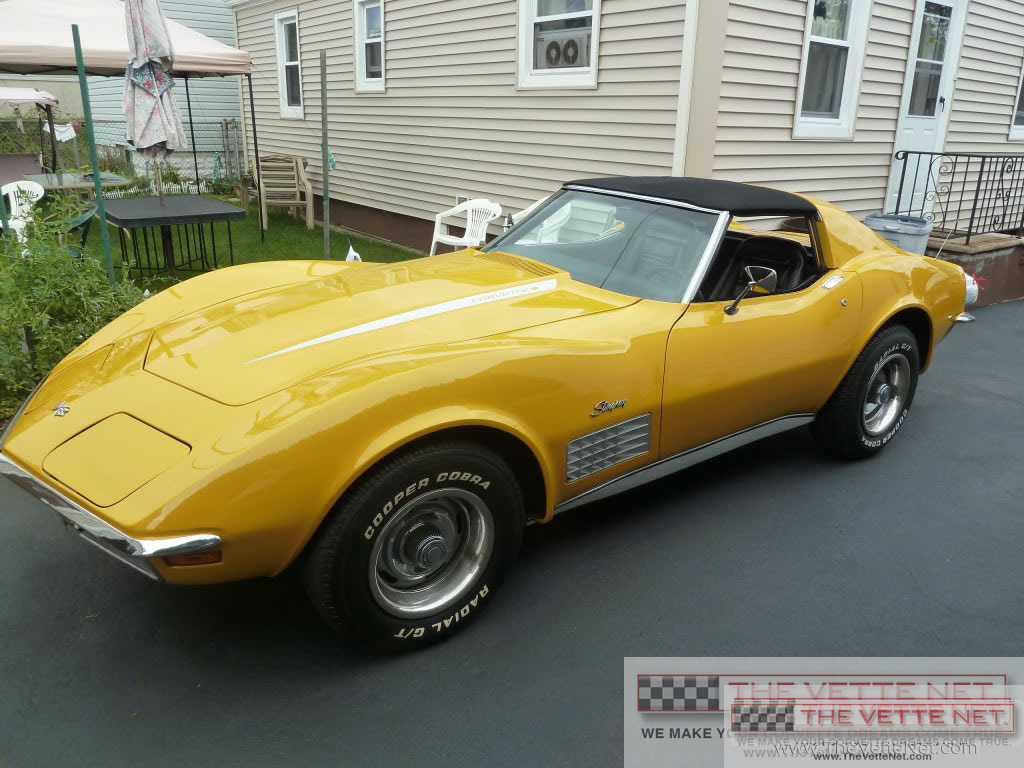 1972 Corvette T-Top Pearl Yellow
