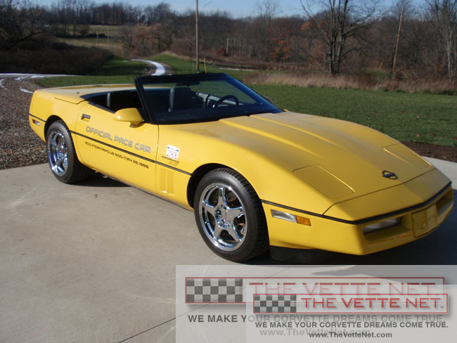 1986 Corvette Convertible Yellow