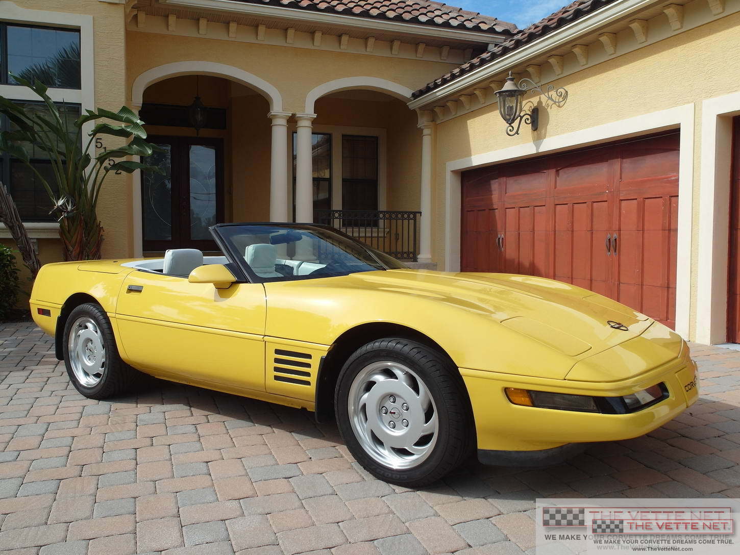 1992 Corvette Convertible Yellow