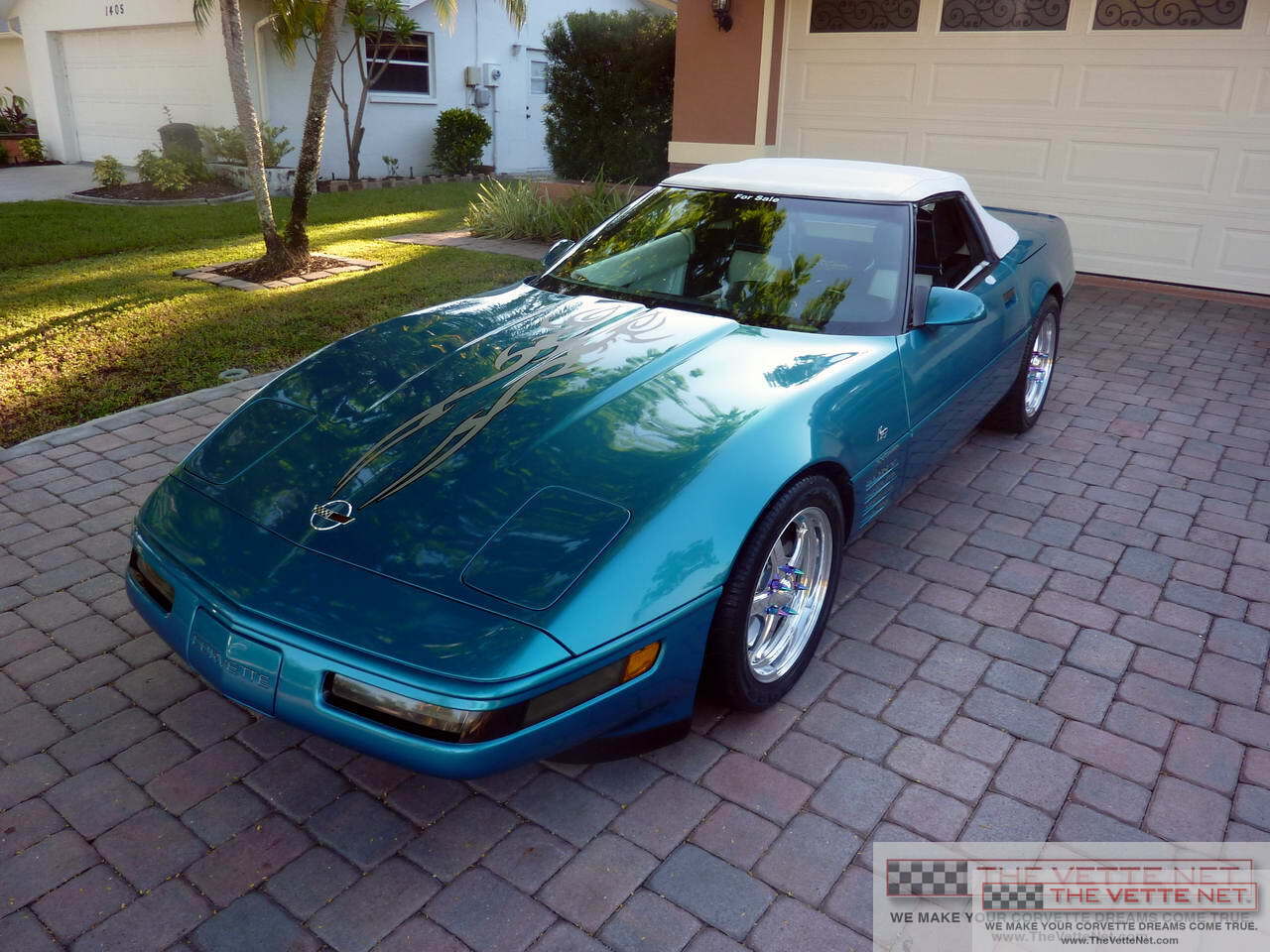1993 Corvette Convertible Bright Aqua Metallic