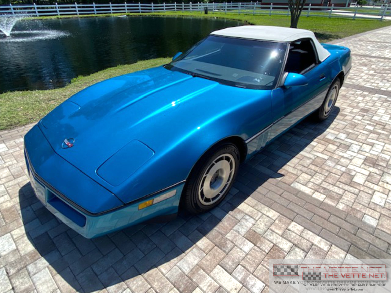 1987 Corvette Convertible Medium Blue Metallic