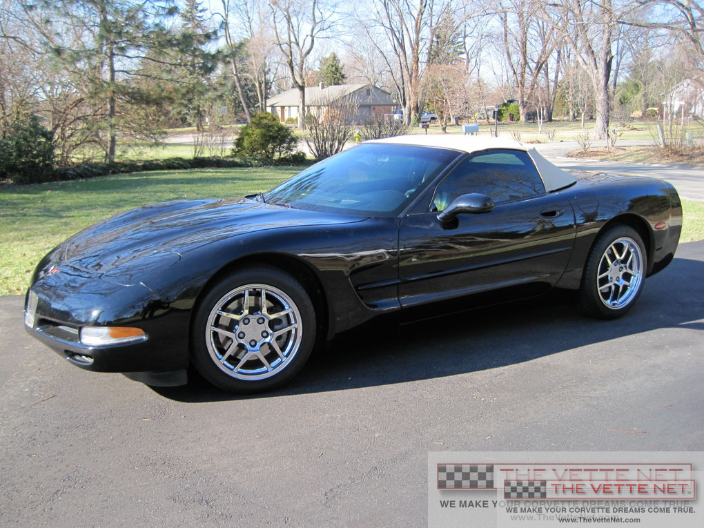 2000 Corvette Convertible Black