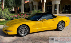 2003 Corvette Convertible Millennium Yellow