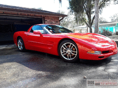 2003 Corvette Coupe Red