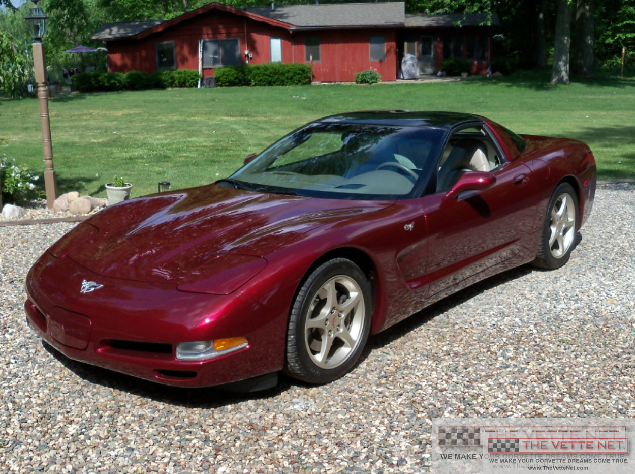 2003 Corvette Coupe Anniversary Red