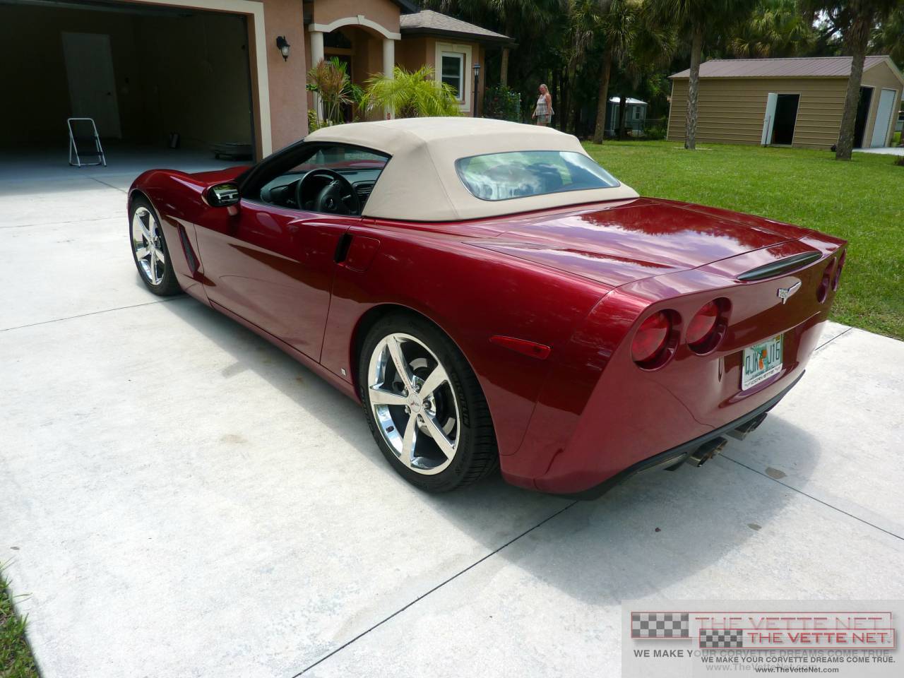 2009 Corvette Convertible Crystal Red Met Tintcoat