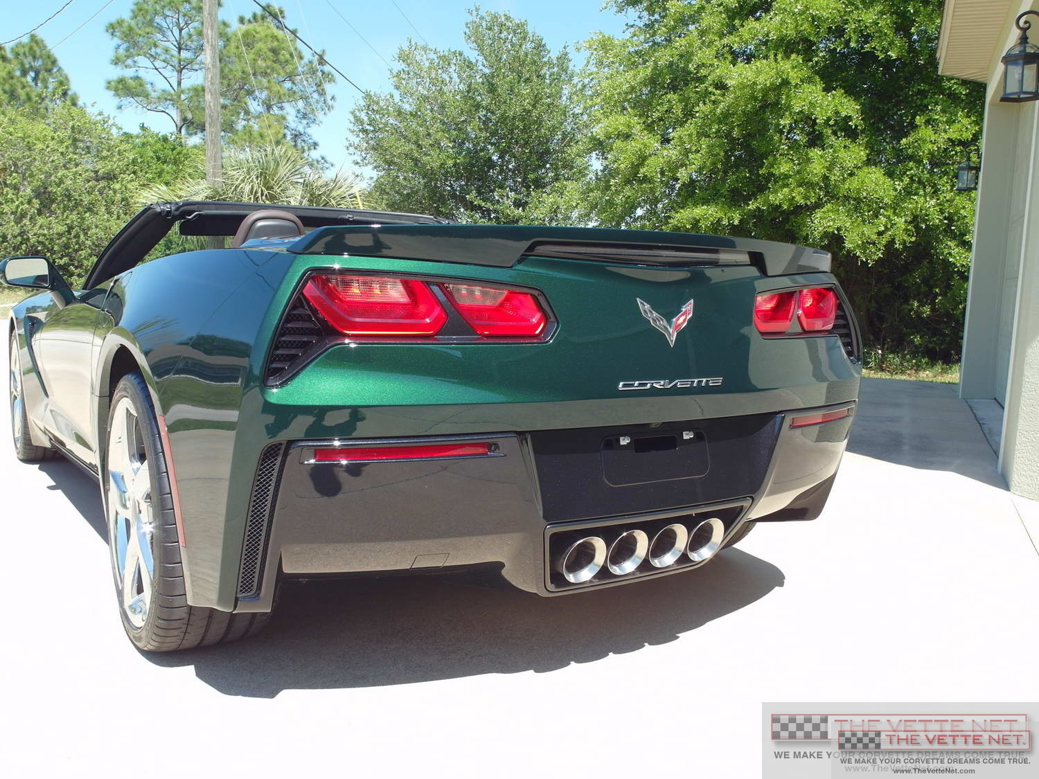 2014 Corvette Convertible Lime Rock Green